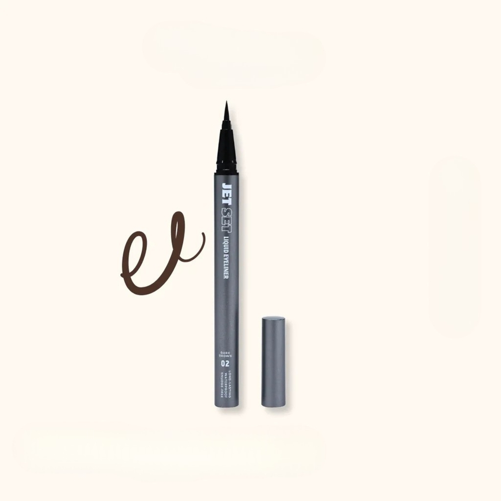 OZELAB Jet Set Liquid Eyeliner | Dark Brown | Waterproof | New